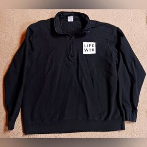 Black LIFE WATER "LIFE WTR" SWEATSHIRT, LARGE. WOMEN OR MEN'S.